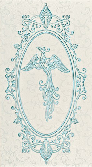 картинка Анастасия Декор орнамент голубой 1645-0097 25х45 от магазина Одежда+